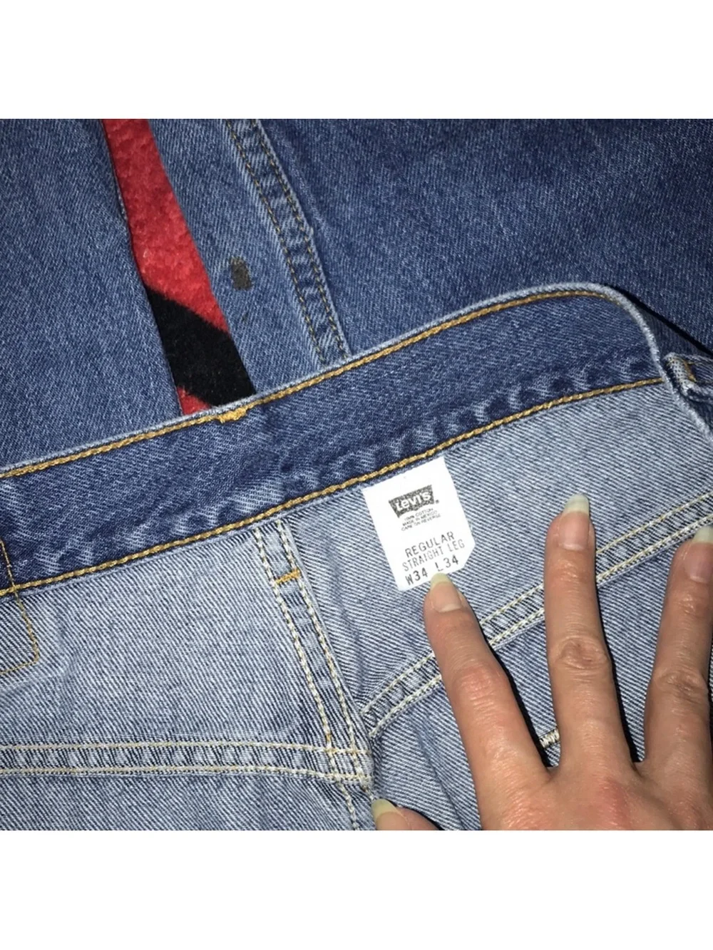 Levi's vintage Medium Blue regular Straight Jeans W34 L28.5